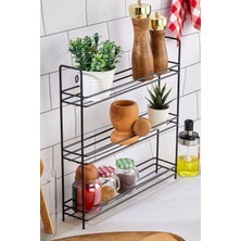 Empressco Metal Baharatlık Standı, Küçük Boy, Şık ve Pratik Baharat Düzenleyici