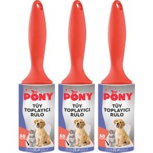 Pony Tüy Toplayıcı Rulo 3 Lü Set