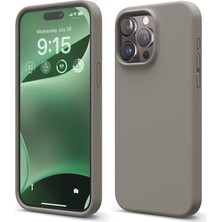 Merwish iPhone 14 Uyumlu Özel Ipeksi Dokunuş Hissi Veren Içi Yumuşak Kadife Lansman Silikon Kılıf Kapak ()