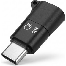 Skygo Type-C Kulaklık Mikrofon Ses Adaptörü Siyah HDX1085