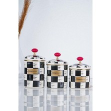 Empressco Şık Emaye Baharat Takımı, 3 Parça, Modern ve Dayanıklı Tasarım