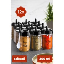 Empressco Kendinden Kaşıklı Serigrafi Etiketli 12'li Paket, Pratik ve Şık Kullanım