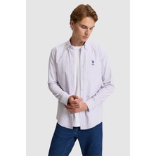 U.s. Polo Assn. Erkek Lila Gömlek Desenli 50324659-VR034