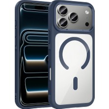 One Depot Only For Quality Life iPhone 17 Pro Max Kılıf M-Safe Şarj Özellikli Metal Kamera Çerçeveli Tiko Kapak
