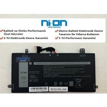 Ni-On Nion Dell Latitude 12 5285 Latitude 5285 Uyumlu Laptop Notebook Batarya - Pil