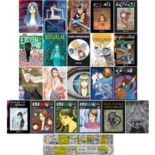 Gerekli Şeyler Yayıncılık Junji Ito 21 Kitap Manga Seti / Uzumaki - Tomie - Çarpık Dünyalar - Soichi - Ezilmiş - Gyo - Remina - Mezarlar - Kara Paradoks - Eriyen Sınıf (Manga Ayracı ve Özel Cetvel Hediyeli)