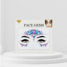 Marka Lila Zümrüt Model Kız Çocuk Yüz Sticker