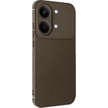 Aydogan's Ayd Xiaomi Poco X8 Pro Max Auto Focus Karbon Kapak - Kahverengi