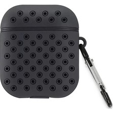 Aydogan's Ayd Airpods 3 (3.nesil) Spor Delikli Kılıf - Siyah-Siyah