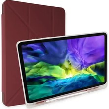 Aydogan's Ayd Ipad 10.2 (8.nesil) Kılıf Kalemlikli Mars Tablet Kılıfı - Mürdüm