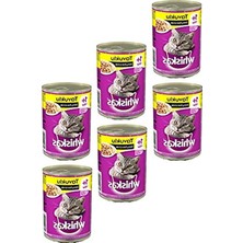 MarkEntegra Whiskas Gravy Soslu Tavuk Etli Kedi Konservesi 400 gr x 6
