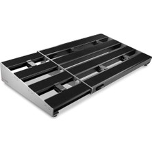 Esranın Dünyası Xpnd Pedal Tahtası - Gitar Pedalı Tahtası - Gitar Için Pedal Tahtaları - 2 Sıralı, Hafif, Dayanıklı Alüminyum Pedalboard - Pedalları Değiştirmek Için Önceden Uygulanmış Cırt Cırtlı