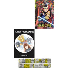 Kayıp Kıta Yayınları Kara Paradoks - Soichi 2'li Manga Seti Junji Ito (Manga Ayracı ve Özel Cetvel Hediyeli)