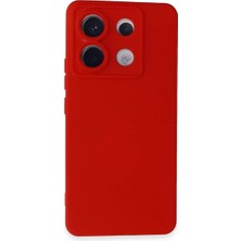 Aydogan's Ayd Xiaomi Redmi Note 13 Pro 5g Kılıf Nano Içi Kadife Silikon - Kırmızı