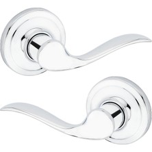 Belirtilmemiş Kwikset Tustin Iç Geçit Kapı Kolu, Dolap Koridor Kapıları Için Kol, Ters Çevrilebilir Kilitlemes