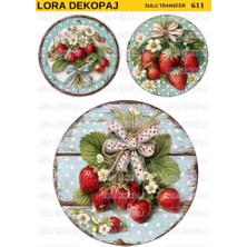 Lora Dekopaj Sulu Transfer Kağıdı - 611 25X35 cm