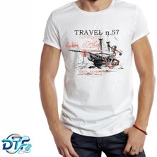 Desen Hane Tekne Temalı Ütü ile Uygulanabilinen Dtf Tekstil Baskı