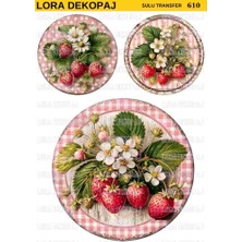 Lora Dekopaj Sulu Transfer Kağıdı - 610 25X35 cm