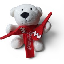 Hureggo Vintage Coca Cola Tenis Raketli Kutup Ayısı Peluş (10 Cm)