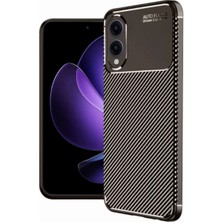 Aydogan's Ayd Samsung Galaxy S25 Edge Kılıf Auto Focus Karbon Kapak - Kahverengi