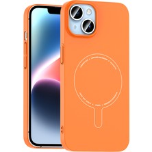 Techno Guru iPhone 13 Kılıf M-Safe Uyumlu Şık Ince Yapılı Elio Premium Sert Silikon Kapak