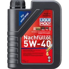 MarkEntegra Liqui Moly Nachfüll-Öl 5W-40 1 Litre Otomotiv Bakım Ürünü