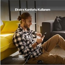 HBMB Store Type-C - Lightning Hızlı Şarj Kablosu 150CM (2 Farklı Renk)