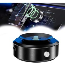 MarkEntegra iPhone Magsafe Uyumlu Araç Içi Cep Telefonu Tutucu Araç Içi Montaj Süper Güçlü Vakumlu Manyetik Telefon Tutucu X8Q (X8Q)