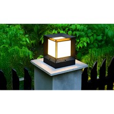 Horoz Electric Prizma Bahçe Apliği IP54 Dış Mekan Duvar Armatürü E27 Siyah