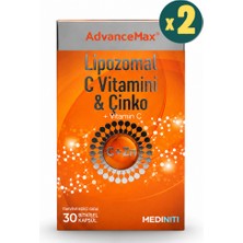 Mediniti Advancemax Lipozomal C Vitamini & Çinko 30 Kapsül 2 Adet