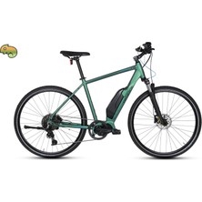 Carraro E-Sportive 6.6 9-V Hd Elektrikli Trekking Bisikleti - Mat Mavi-Yeşil Mor(Bukalemun)-Siyah-Beyaz - 52 cm