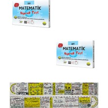 Pano Yayınları Tyt-Ayt Matematik Kutulu Yaprak Test Video Çözümlü Set + Özel Cetvel