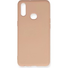 Aydogan's Ayd Samsung Galaxy A10S Kılıf Nano Içi Kadife Silikon - Pudra