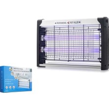 Hadron HDX9300 Elektrikli Sinek Öldürücü Cihaz 20W 39 cm Floresan Abs Siyah Beyaz