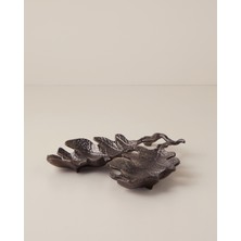 English Home Alura Metal Dekoratif Kase 35,5X25X4 cm Bronz