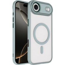 One Depot Only For Quality Life iPhone 17 Air Kılıf Wireless Şarj Özellikli Krom M-Safe Silikon Kapak