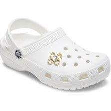 Crocs 10015195-1 Cutout Gold Flower Jıbbıts Toka