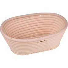 Sync Ticaret Bambum Puder Ekmek Mayalama Sepeti, Oval, 21 cm