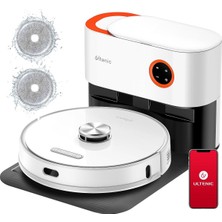 Sync Ticaret Ultenic T10 Pro Robot Süpürge, Silme Fonksiyonlu, Istasyonu, 4000 Pa Temizlik Robotu, Uzun Çalışma S