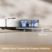 Sync Ticaret Dreame L40 Ultra Ce Robot Süpürge Beyaz