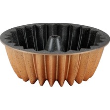 Sync Ticaret Serenk Fun Cooking Yıldız Alüminyum Döküm Granit Kaplama Kek Kalıbı 26 cm Sarı
