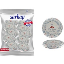 Sync Ticaret Sarkap Kavanoz Kapağı, 82MM, Hava Geçirmez, Sızdırmaz, Konserve Için Uygun, 10'lu Paket (Bestwishes)