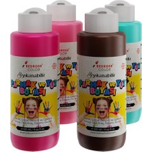 Larskas Tamamlayıcı Renkler Parmak Boyası 4'lü Set 4X120ML
