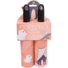 Larskas Purrfect Tüy Toplama Rulosu 2X60 Yaprak Pink