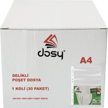 Sync Ticaret Dosy Pp Poşet Dosya A4 1 Koli (30 Pkaet)