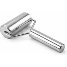 Sync Ticaret Metal Saplı Rulo Hamur Açıcı Merdane Pürüzsüz Oklava Pizza Börek Açma Silindir