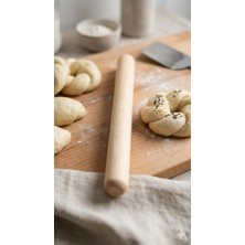Sync Ticaret 26 cm Ahşap Mini Oklava - Hamur Açma ve Poğaça Çörek Mantı Yapımlarındaki Yardımcınız