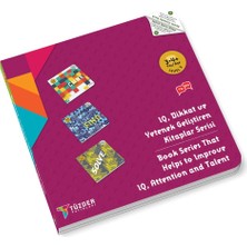 TÜZDER Yayınları Iq Yetenek Geliştiren Serisi 3-4 Yaş Level 2 (3 Takım)