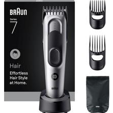 Braun Saç Kesme Makinesi Series 7, +5 , Ömür Boyu Bıçak, 17 Uzunluk, HC7590