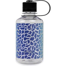 Nalgene Sustain Bpa Içermeyen Su Şişesi,%50 Atıktan, 473 Ml, Dar Ağız, Gökkuşağı Zürafa